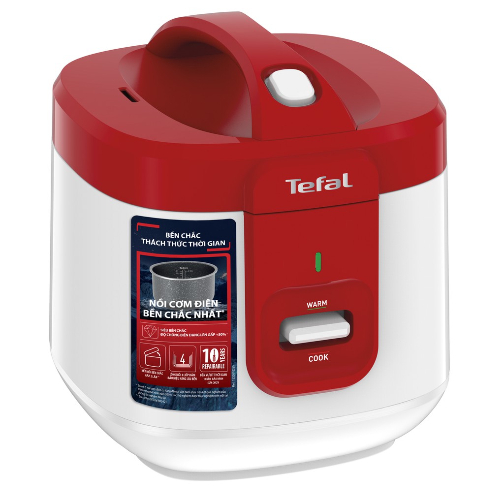 [Mã ELTEFALWL5 giảm 10% đơn 500K] Nồi cơm điện cơ Tefal RK362568 - 2L, 700W