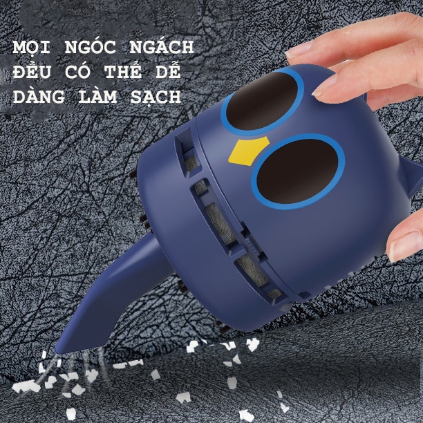 Máy Hút Bụi Cầm Tay Mini Để Bàn Làm Sạch Bàn Phím Đa Năng Tiện Lợi-XQY80