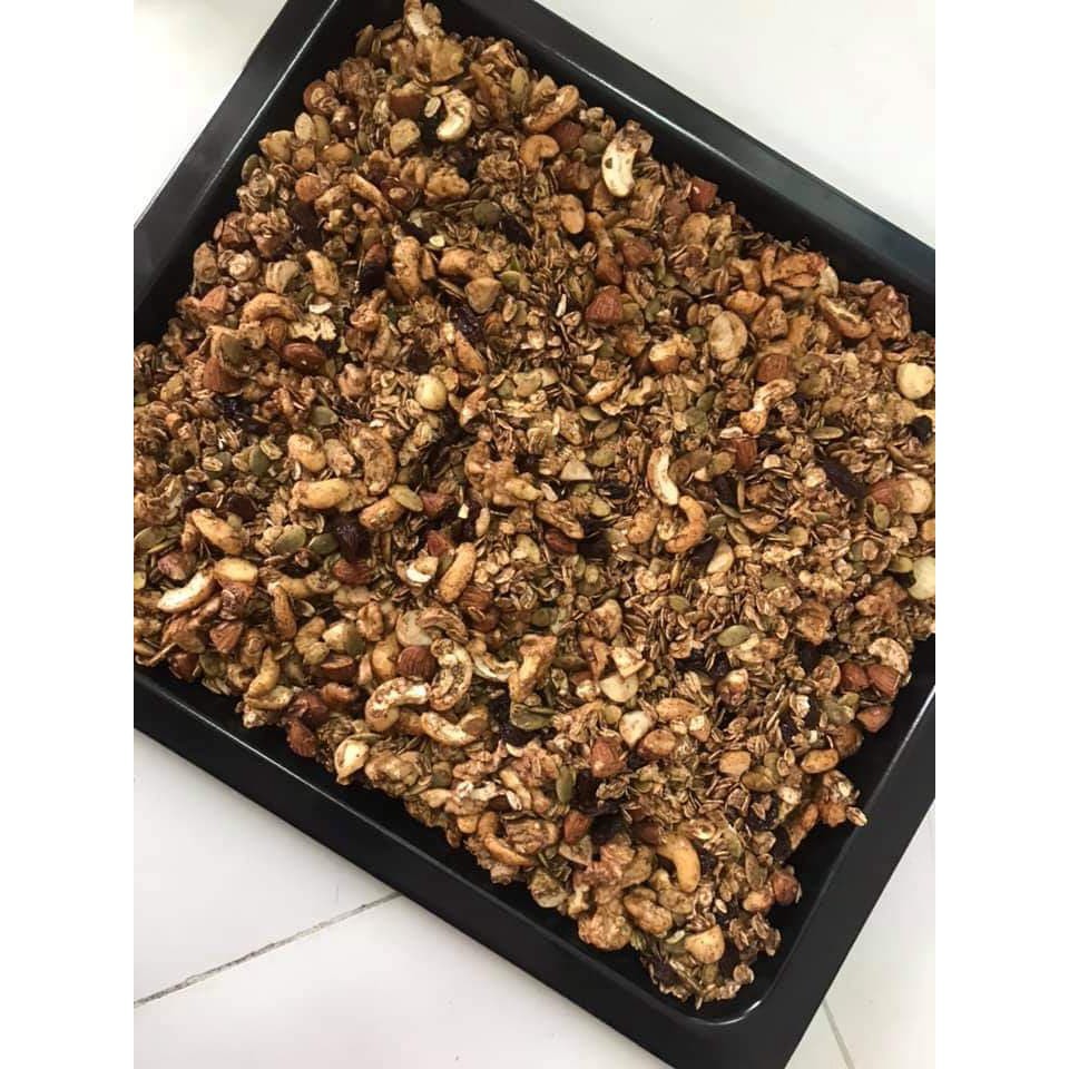 500g Granola mix các loại hạt - ngũ cốc ăn kiêng (nhiều hạt)