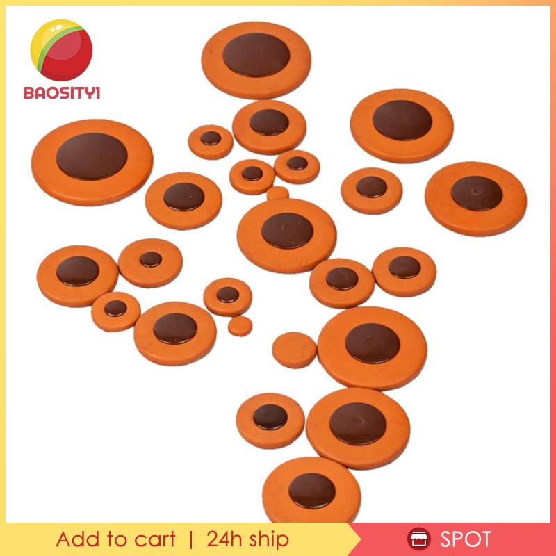 Bộ 25 miếng đệm kèn Saxophone Alto thay thế màu cam