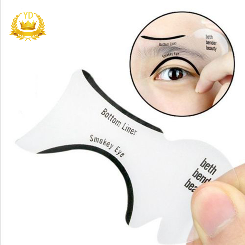 [Hàng mới về] Dụng cụ hỗ trợ vẽ lông mày / mắt mèo tiện dụng