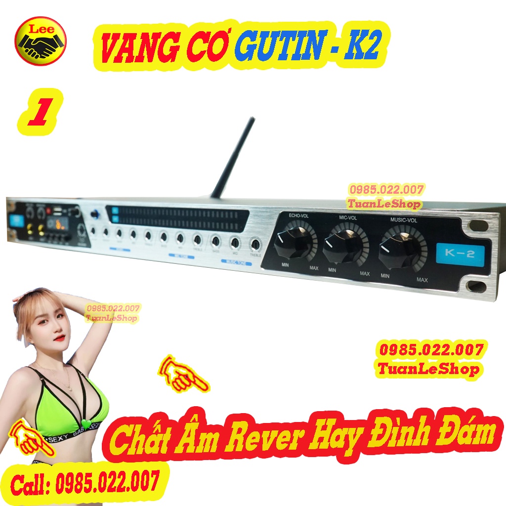 VANG KARAOKE – VANG CƠ CHỐNG HÚ CÓ REVER GUITIN K-2