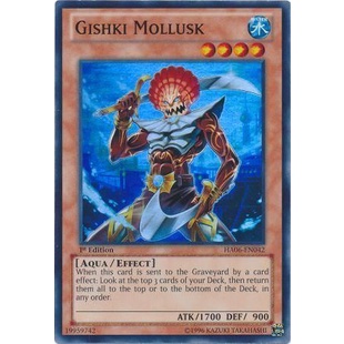 Thẻ bài Yugioh - TCG - Gishki Mollusk / HA06-EN042'