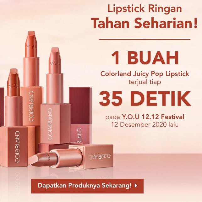 (Hàng Mới Về) Son Môi Code-597 You Colorland Bền Màu Đến 8 Giờ | BigBuy360 - bigbuy360.vn