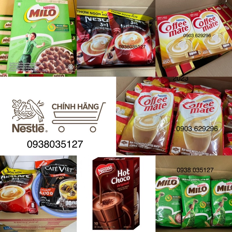 BỘT KEM COFFEE MATE NESTLE 450g  - date 05/2024 - bột kem béo pha trà sữa và cà phê