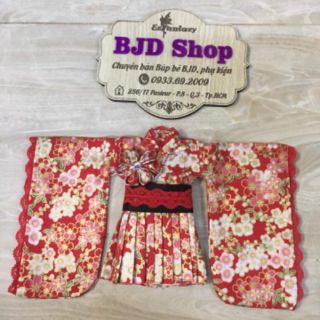 Đồ BJD 1/4 Waloli , yukata , hakama  hoa xuân
