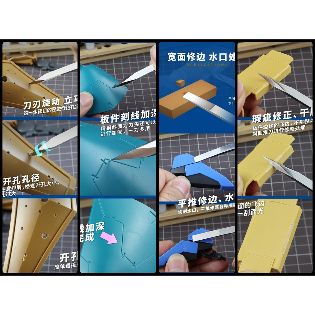 Dụng cụ Mài dũa đục chisel kĩ thuật đa năng - Night cutter - Multipurpose model BD0019 UA90902 tool hobby