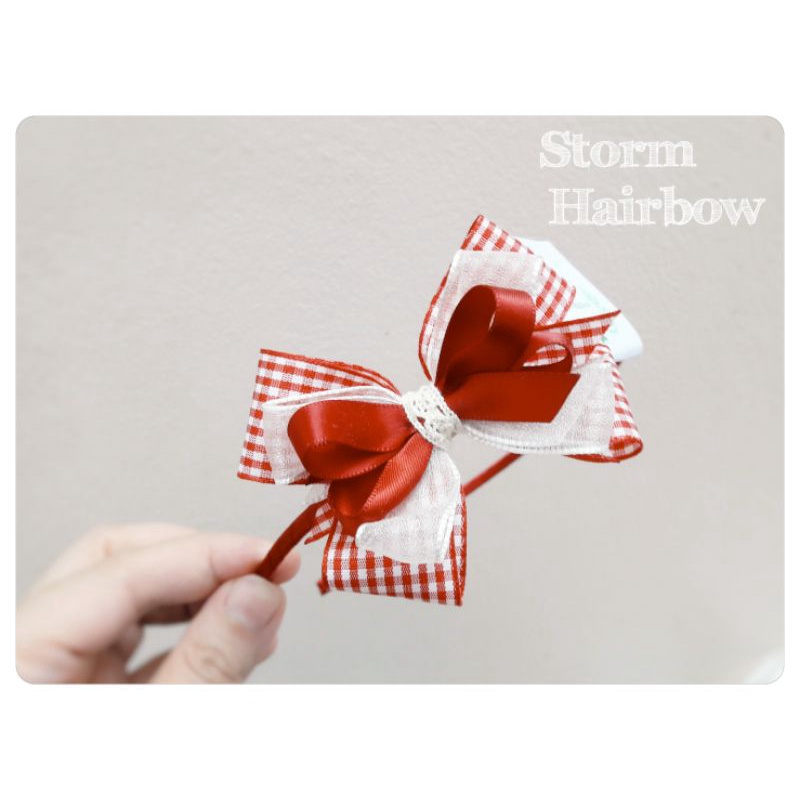 Storm Hairbow - Bờm kẻ đỏ