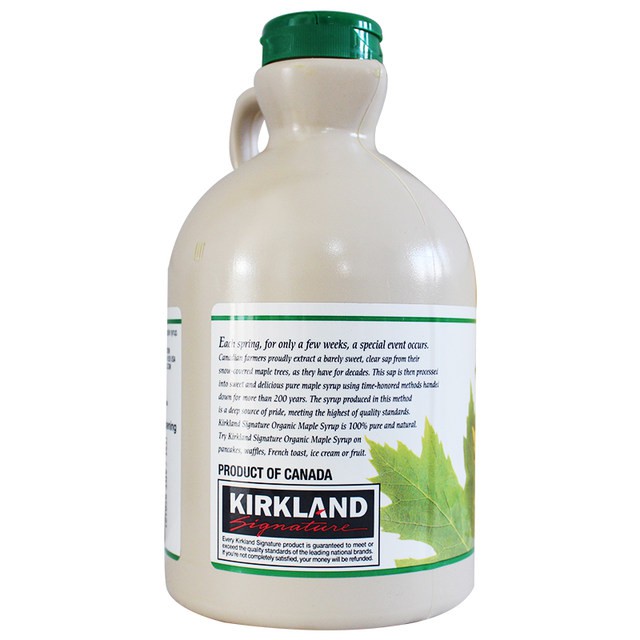 [Mã GROSALE2703 giảm 8% đơn 250K] Si rô cây phong hữu cơ 1 Lít (Maple Syrup) - Kirkland