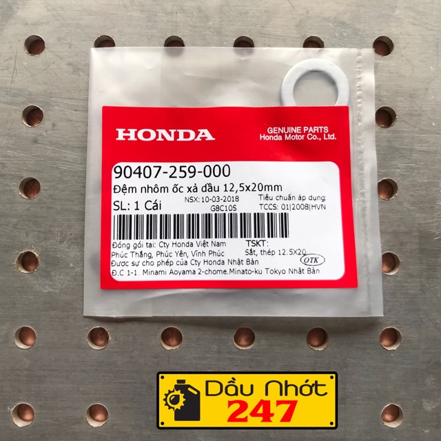 Long đền - đệm nhôm ốc nhớt Honda