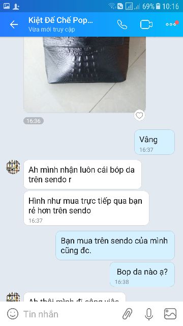 Túi đeo chéo nam da bò thật 100% thương hiệu cdleather