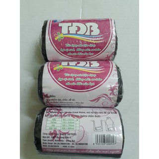 Combo 3 cuộn túi rác ĐEN (có 3 size lựa chọn)