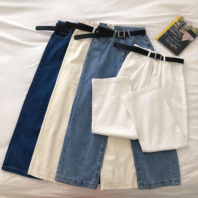 (order) quần jeans ống suông