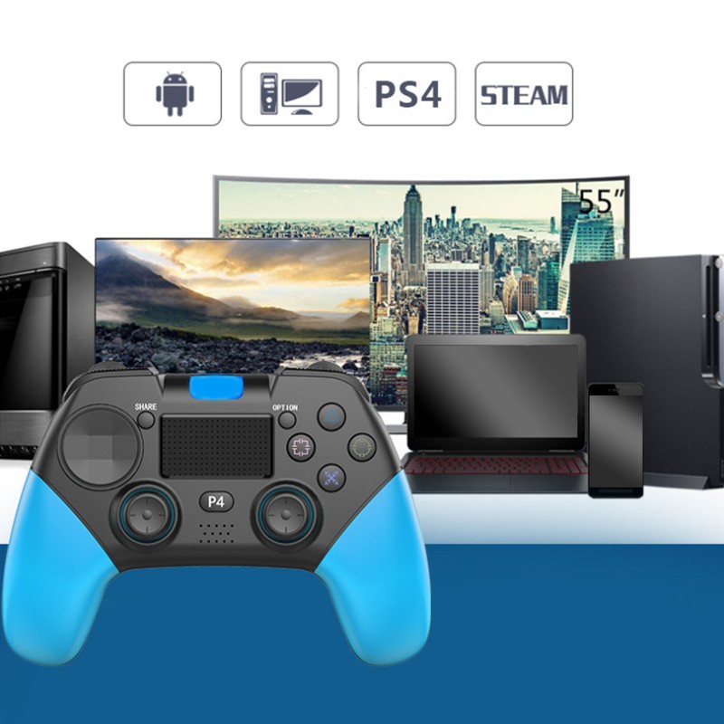 Wireless Bluetooth4.0 Gamepad Vibration Touch Screen Controller for PS4/PC/STEAM