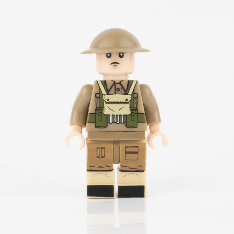 Minifigures Mẫu Nhân Vật Lính Anh Trong Thế Chiến 2 - Đồ Chơi Lắp Ráp WWII