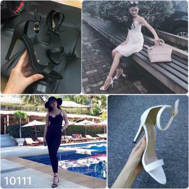 Giày cao gót sandal zara basic - cao 7 phân & 9 phân K8