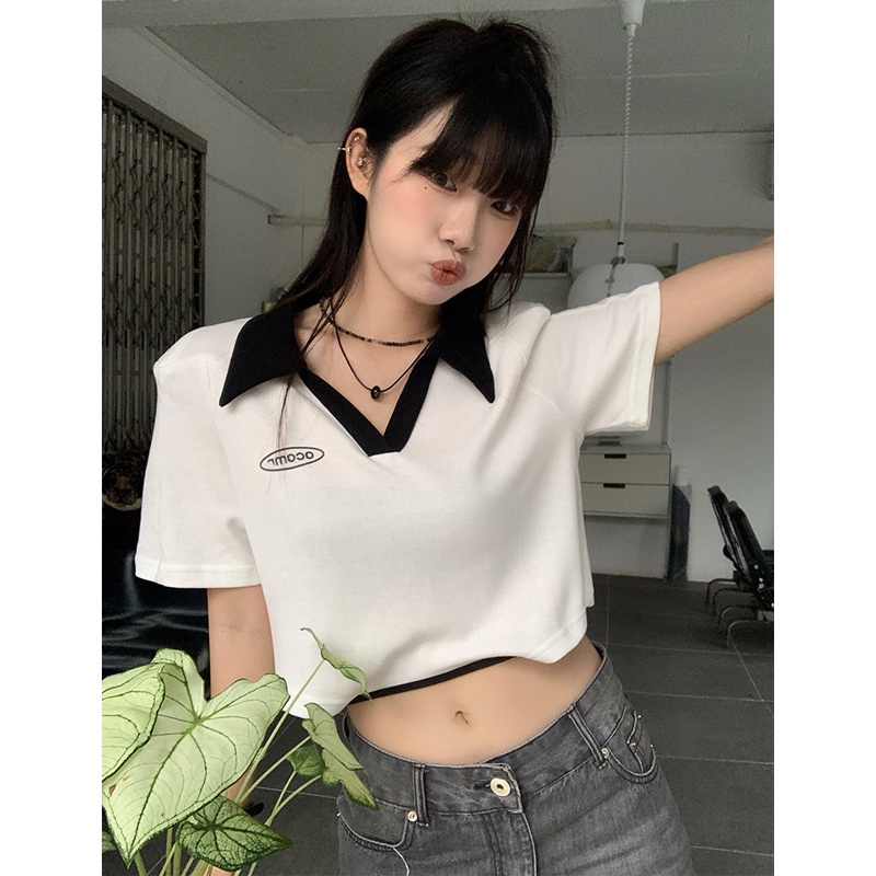 NRVP Áo Thun NgắN Tay DáNg Ôm ThờI Trang Cho Nữ