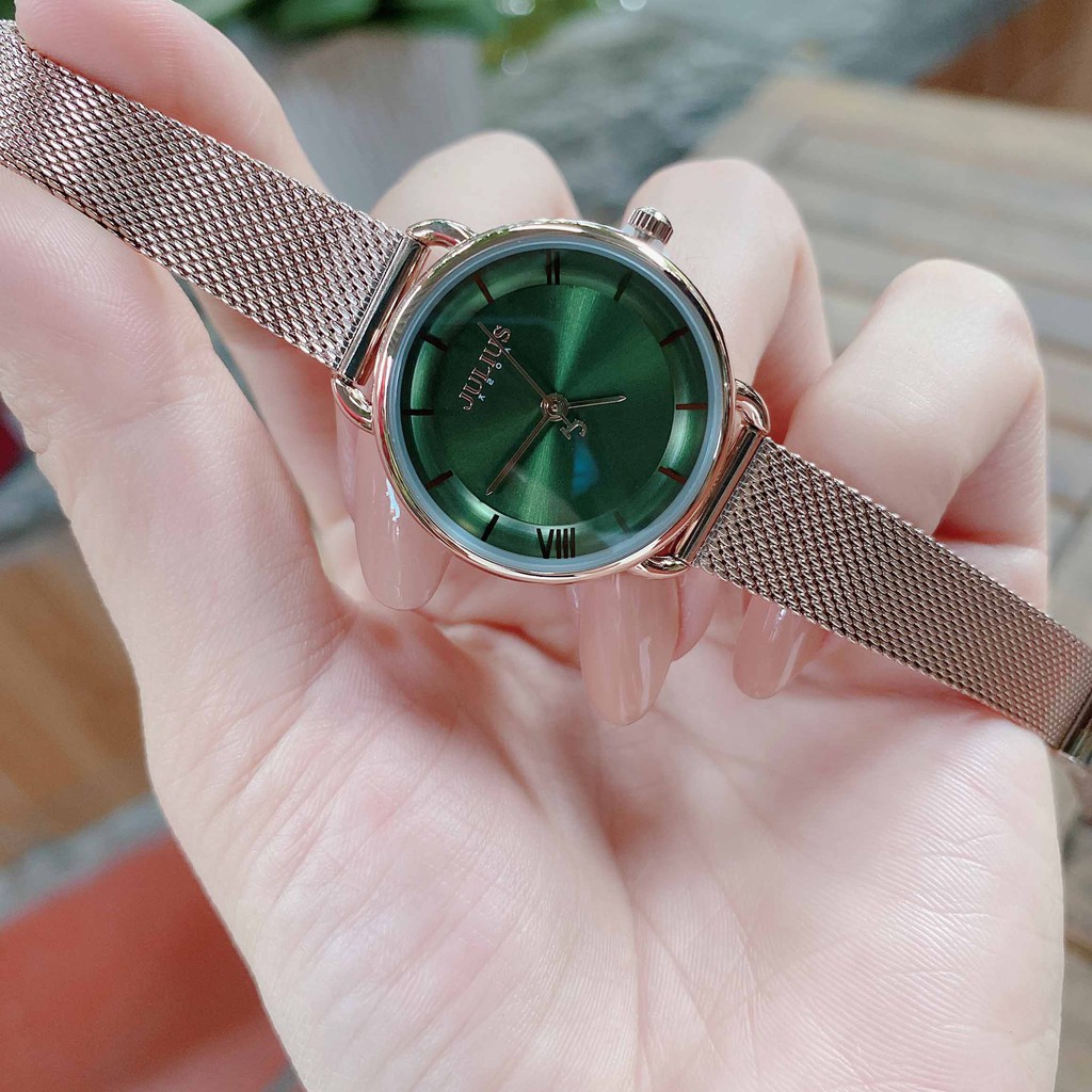 Đồng hồ nữ Julius Ja-1268 dây thép
