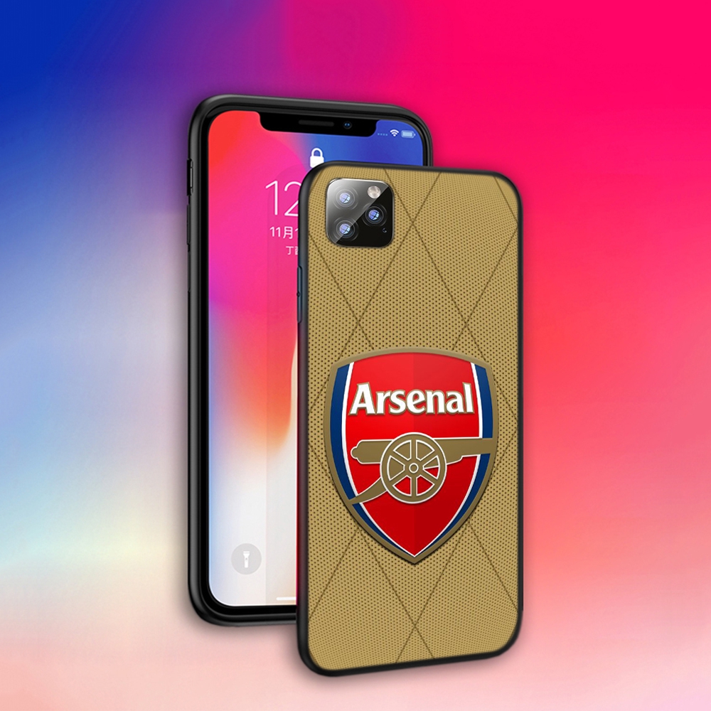 Ốp điện thoại mềm họa tiết câu lạc bộ bóng đá Arsenal Q5 cho iPhone 6 6s 7 8 Plus X XR Xs 11 Pro Max SE 2020