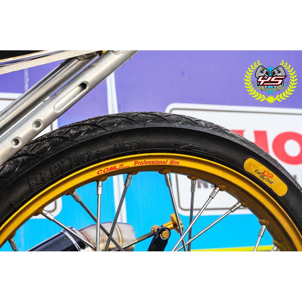 Niềng nhôm xe máy Comstar -hợp kim nhôm phiên bản Vàng E 1.6 và 1.6 vàng bóng Thái Lan