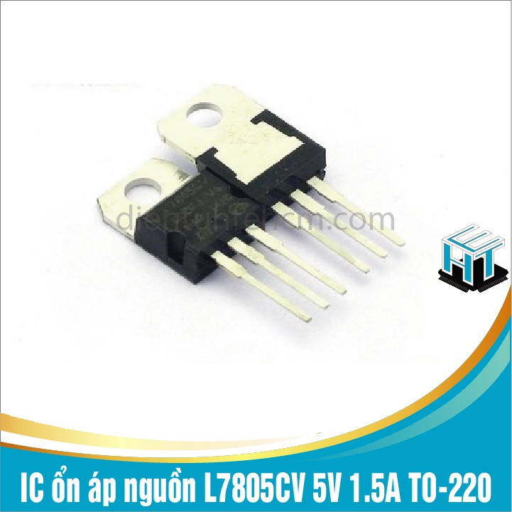 Combo 4 con IC ổn áp nguồn L7805CV 5V 1.5A TO-220