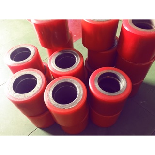 Bánh xe nâng tay PU 70x80mm