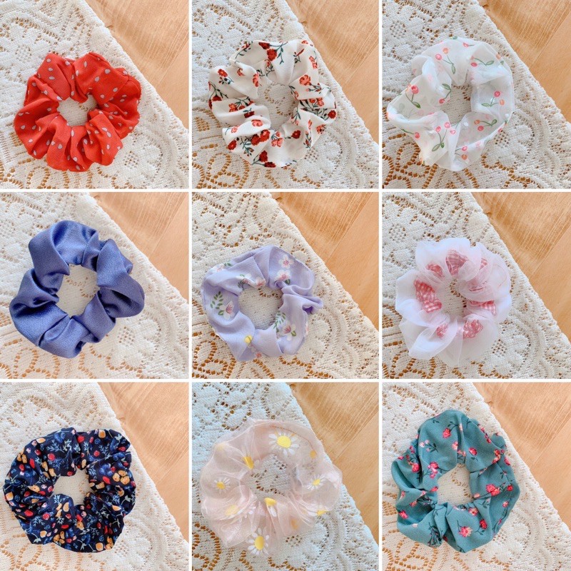 Cột tóc srunchies phong cách Hàn Quốc (C078)