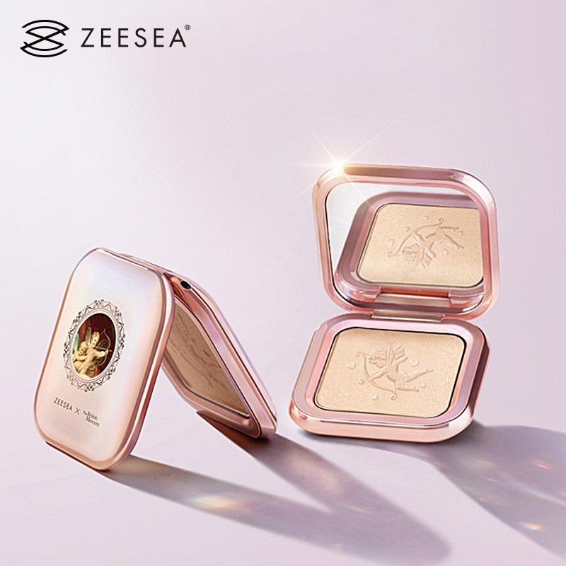 Phấn bắt sáng ZEESEA ( màu 02 - Champagne Gold ) lấp lánh tiện dụng chất lượng cao 6g - CAMKY