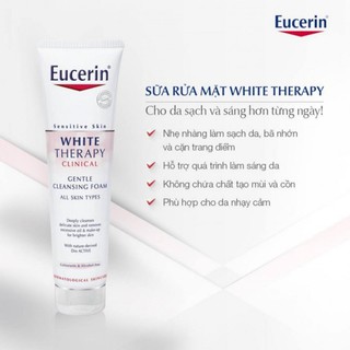 [ CHÍNH HÃNG ] SỮA RỮA MẶT TRẮNG SÁNG DA - EUCERIN WHITE THERAPY CLEANSING FOAM