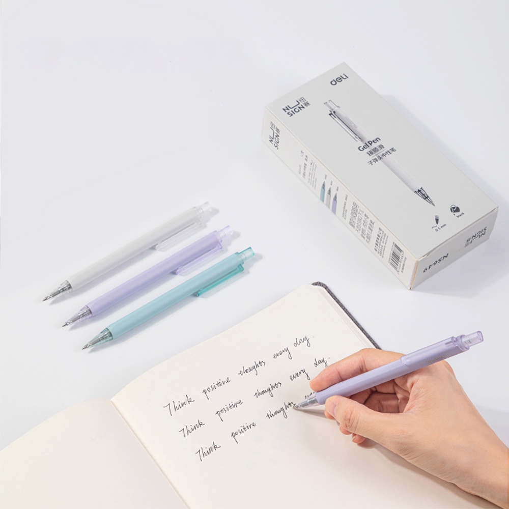 Bút gel UARELIFFEmực đen ngòi 0.5mm tiện lợi