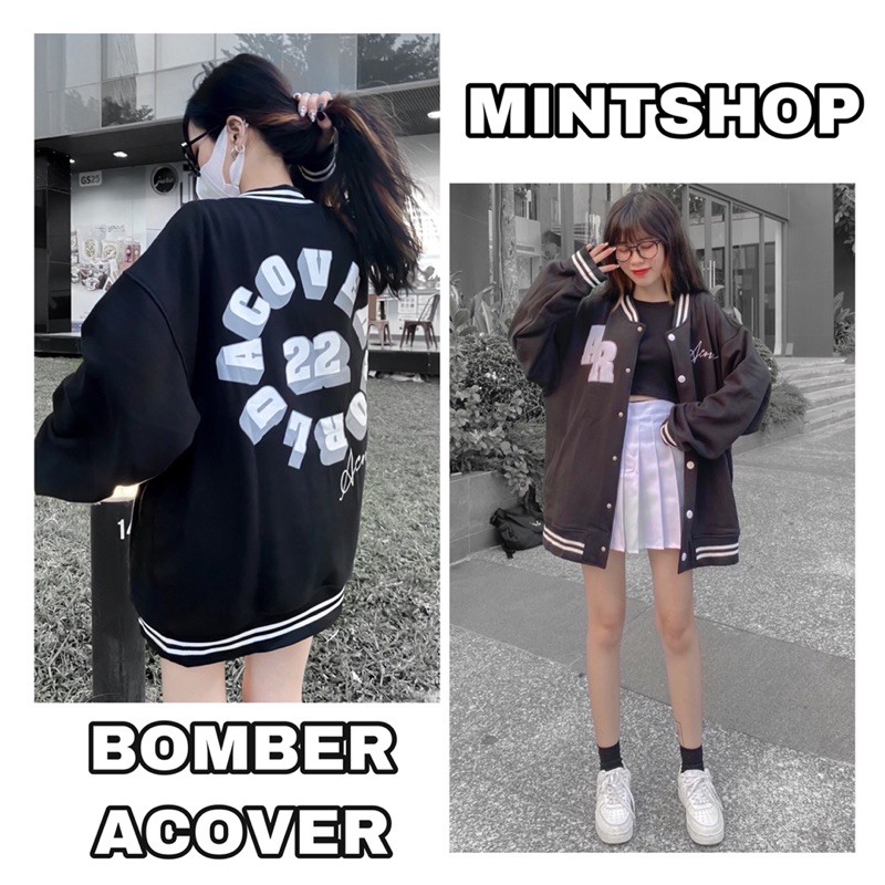 ÁO KHOÁC BOMBER ACOVER NỈ BÔNG KẾT CẤU DÀY DẶN