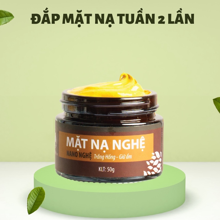 Mặt nạ nghệ Se Khít Chân Lông, Mờ Thâm, Liền Sẹo, Sáng Da WonMom 50gr