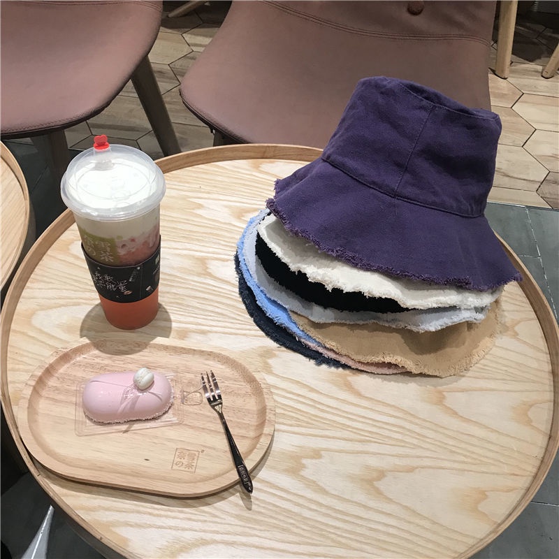 Mũ Bucket Sờn Vải Sờn Thời Trang Mùa Hè Dành Cho Nữ