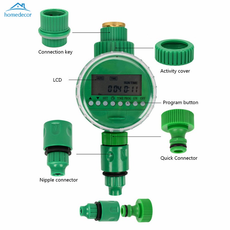 Đồng Hồ Hẹn Giờ Tưới Cây Tự Động Màn Hình Lcd