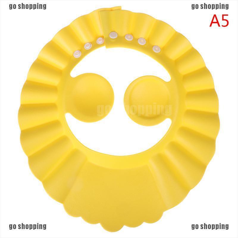 {go shopping}1Pc Adjustable Baby Kids Shampoo Bathing Shower Visor Cap Hat for Baby Care