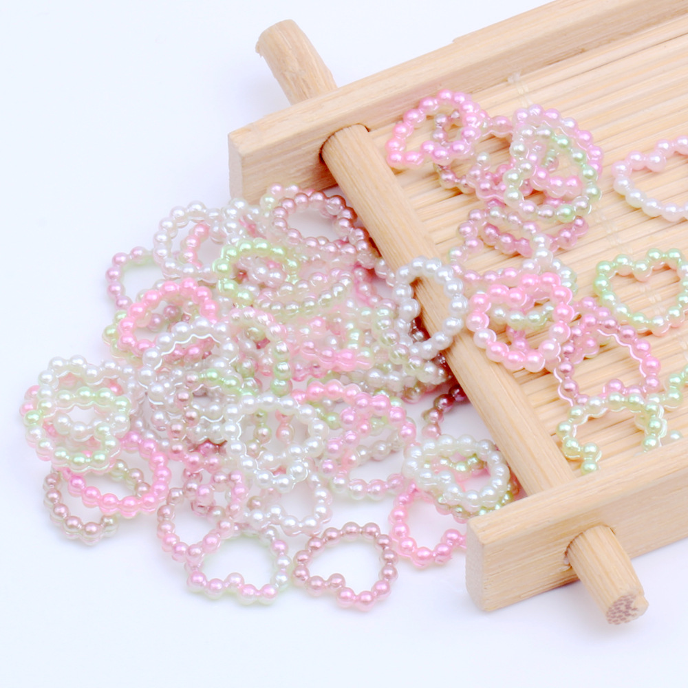 Set 120 phụ kiện trang trí móng tay nghệ thuật hình trái tim