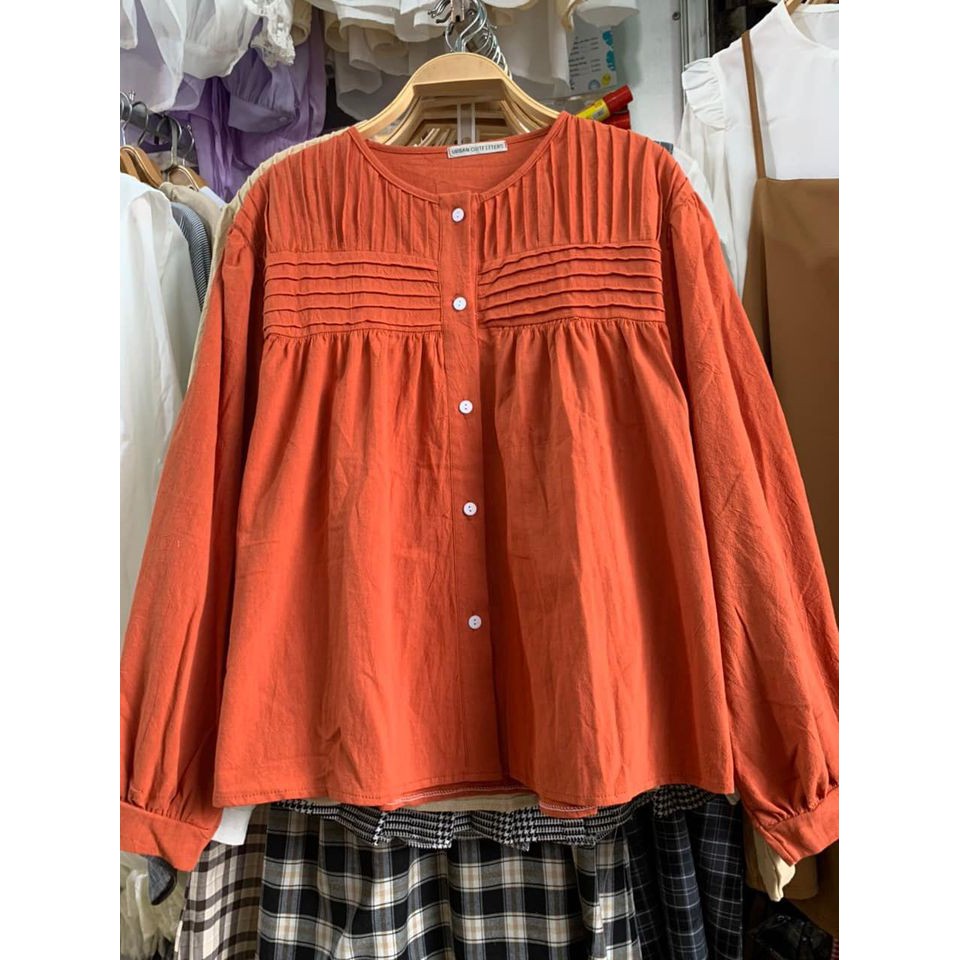 Áo babydoll ulzzang quảng châu - Áo babydoll thô cổ ren