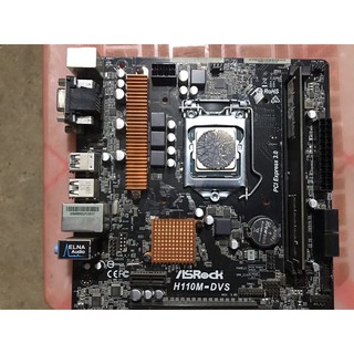 Combo Main board Asrock h110M-HDV + G3900 + ram 4gb ddr4 buss 2400 có fe zin theo máy