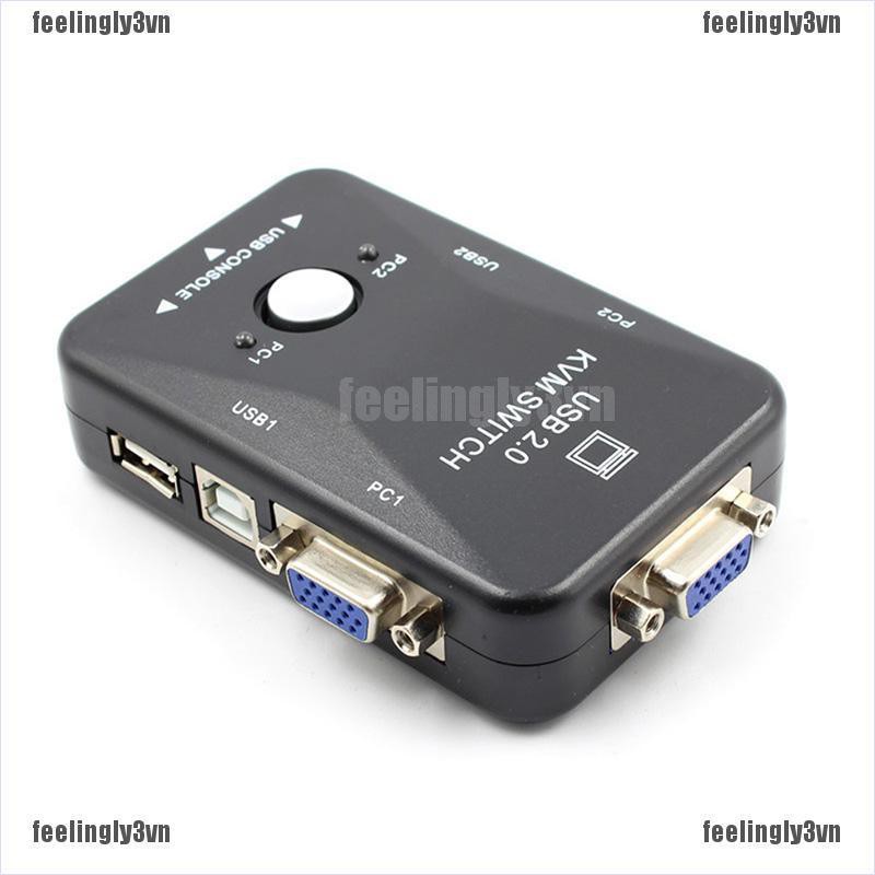 ❤Ada❤ Bộ Chuyển Đổi Kết Nối Vga KVM USB Cho Máy Tính Lớn
