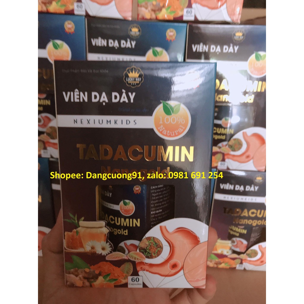 Viên dạ dày Nexiumkids Tadacumin Nanogold ( hộp 60 viên )