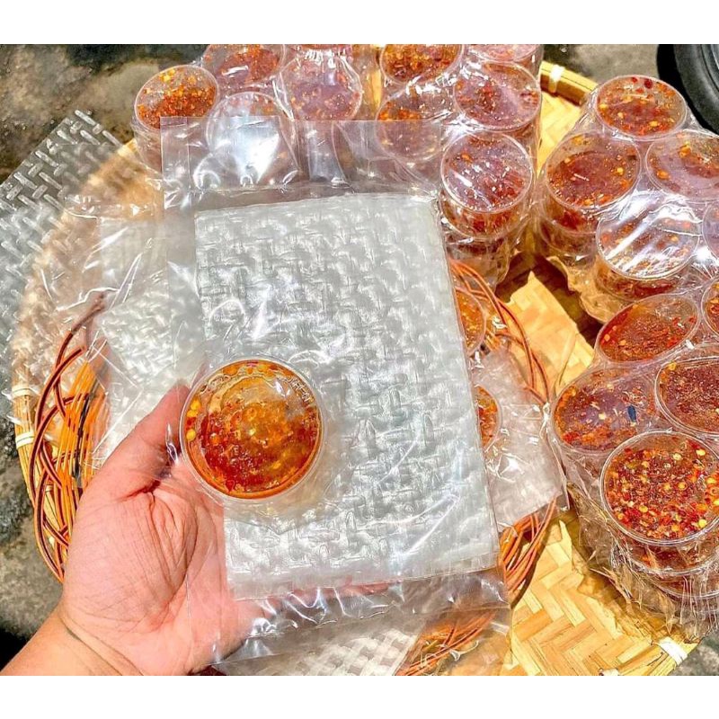 bánh tráng chấm nhà làm