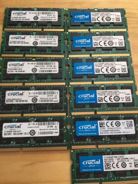 Ram laptop samsung 8gb Ddr3L bus 1600