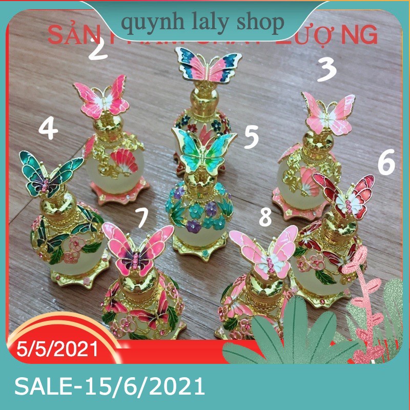 [Chính Hãng] Tinh Dầu DUBAI CÁC MẪU BƯỚM THIẾT KẾ