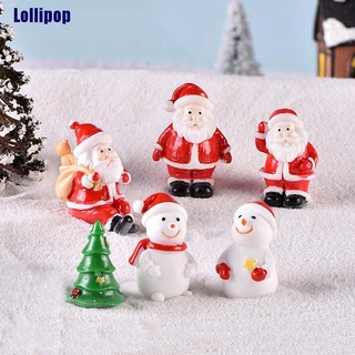 Mô hình ông già noel/ người tuyết/cây thông mini trang trí sân vườn DIY