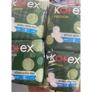  Combo 8 gói Băng vệ sinh Kotex Freedom cánh 8 miếng 