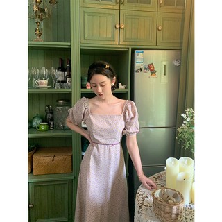 [FREESHIP]🍬 Đầm Tiểu Thư, Váy Tiểu Thư Hoa Nhí Style Vintage🍬