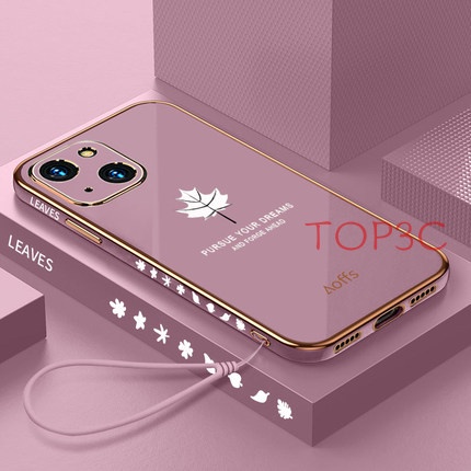 Ốp lưng iPhone 13 Ốp Điện Thoại Hình Lá Phong Cho iphone 13 pro max 12 pro max 11 pro max FY