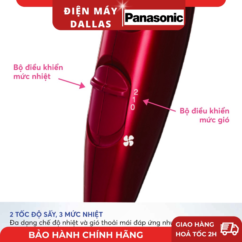 Máy Sấy Chăm Sóc Tóc Panasonic EH-NA45RP645 - Bảo Hành 12 Tháng - Hàng Chính Hãng