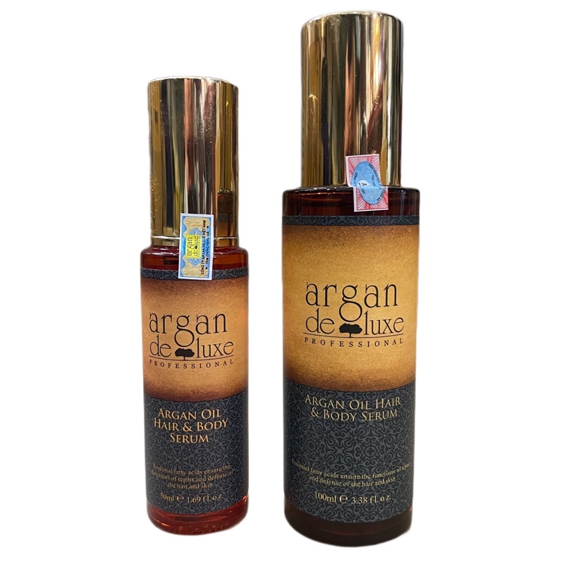 Tinh Dầu Phục Hồi Tóc Hư Tổn ARGAN DELUXE Oil Hair & Body Serum 100ml