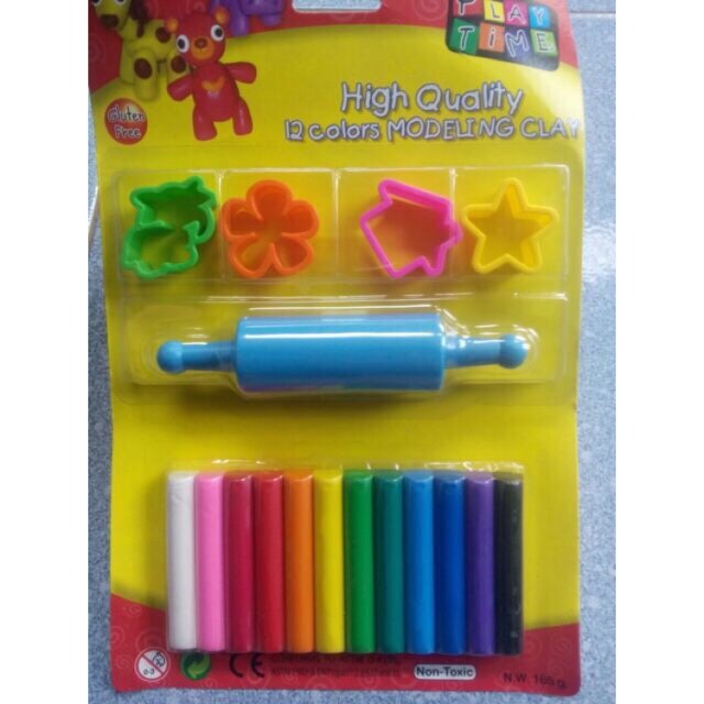 Vỉ đất nặn kèm khuôn